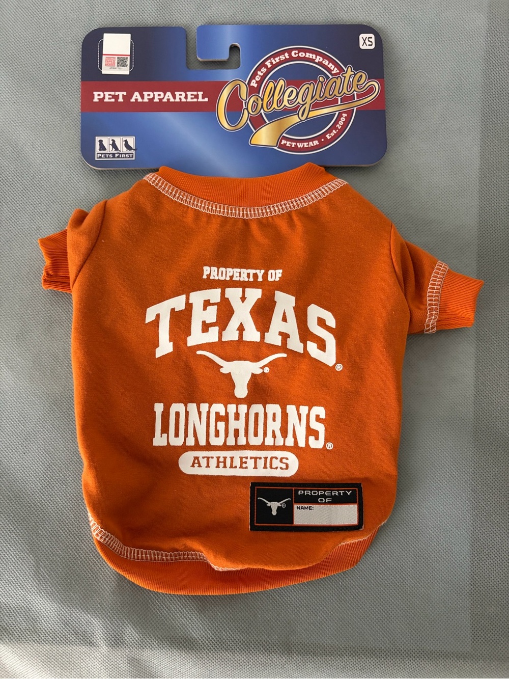 Texas Longhorns Pet Dog Shirt XS Collegiate New(F179)